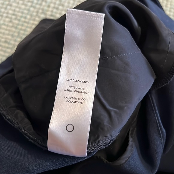 Frame  High Rise Wide Leg Trousers Pants Navy Blue - Picture 7 of 10